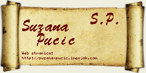 Suzana Pučić vizit kartica